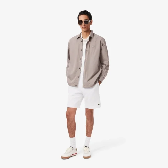 Fleece-shorts for menn med normal passform