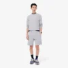 Fleece-shorts for menn med normal passform