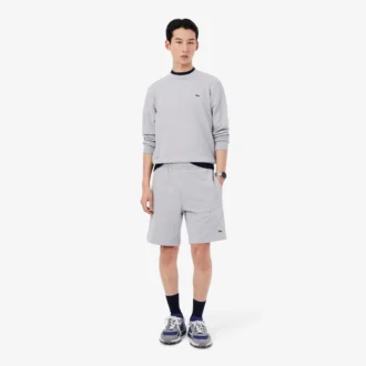 Fleece-shorts for menn med normal passform