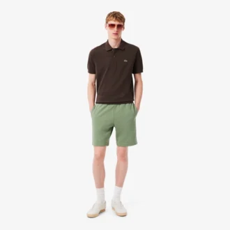 Fleece-shorts for menn med normal passform