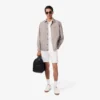 Fleece-shorts for menn med normal passform
