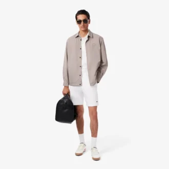 Fleece-shorts for menn med normal passform