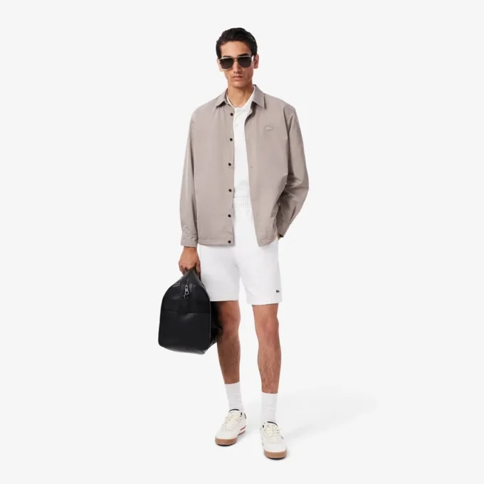 Fleece-shorts for menn med normal passform