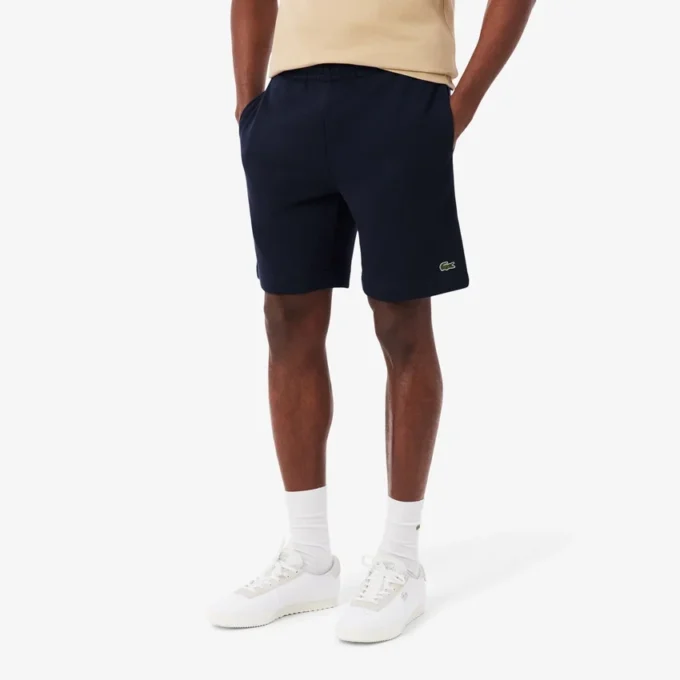 Fleece-shorts for menn med normal passform