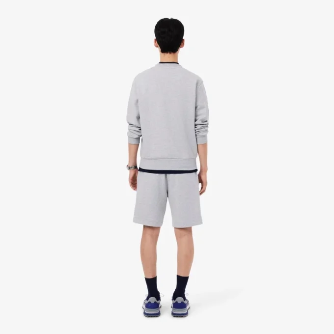 Fleece-shorts for menn med normal passform