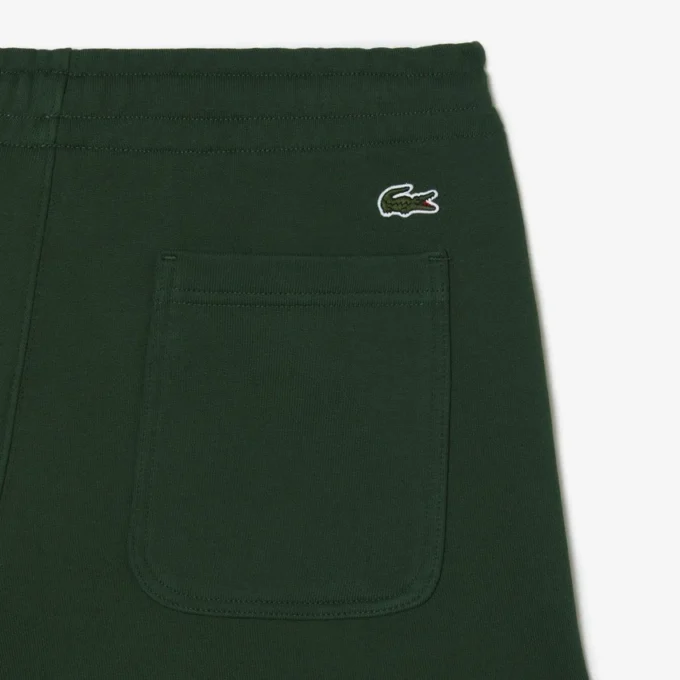 Fleece-shorts i ubehandlet økologisk bomull for menn