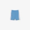 Fleece-shorts med fargeblokker