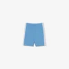 Fleece-shorts med fargeblokker