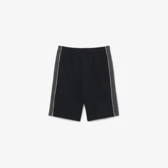 Fleece-shorts med fargeblokker