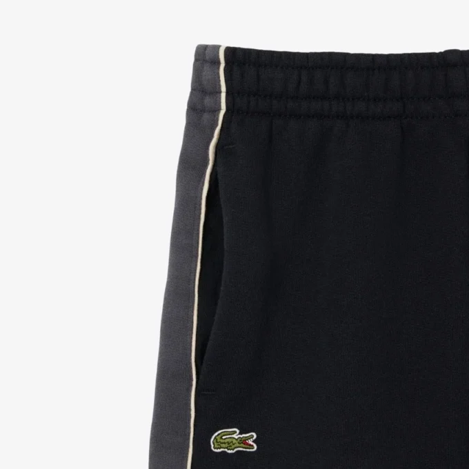 Fleece-shorts med fargeblokker