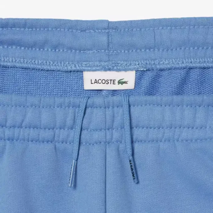 Fleece-shorts med fargeblokker