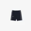Fleece-shorts med fargeblokker