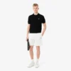 Fleece-shorts med logo-stripe i normal passform