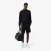 Fleece-shorts med logo-stripe i normal passform