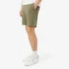 Fleece-shorts med logo-stripe i normal passform