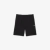 Fleece-shorts med logo-stripe i normal passform