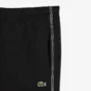 Fleece-shorts med logo-stripe i normal passform