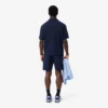 Fleece-shorts med logo-striper i normal passform