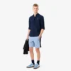 Fleece-shorts med regular fit og fargeblokker