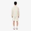 Fleece-shorts med regular fit og fargeblokker