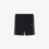 Fleece-shorts med regular fit og fargeblokker