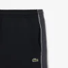 Fleece-shorts med regular fit og fargeblokker