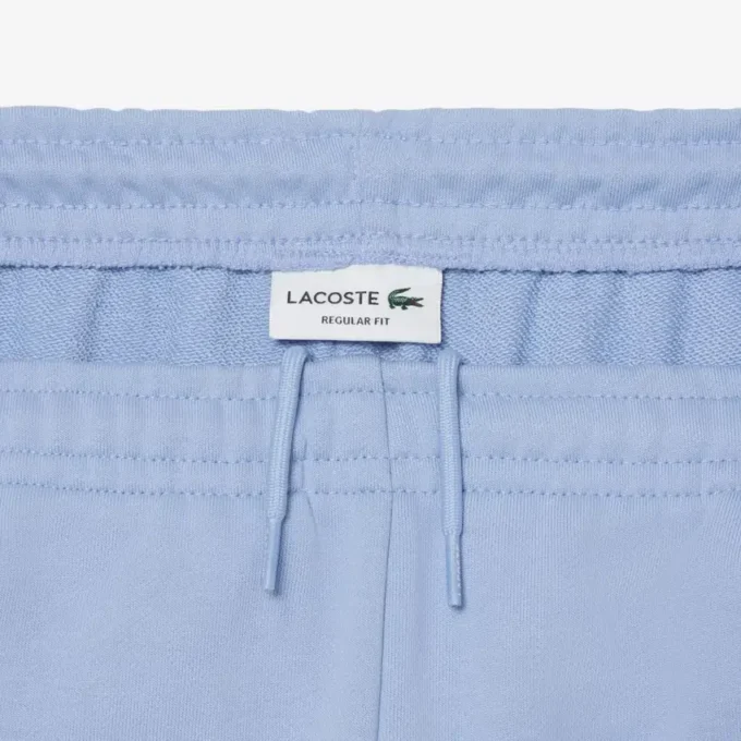 Fleece-shorts med regular fit og fargeblokker