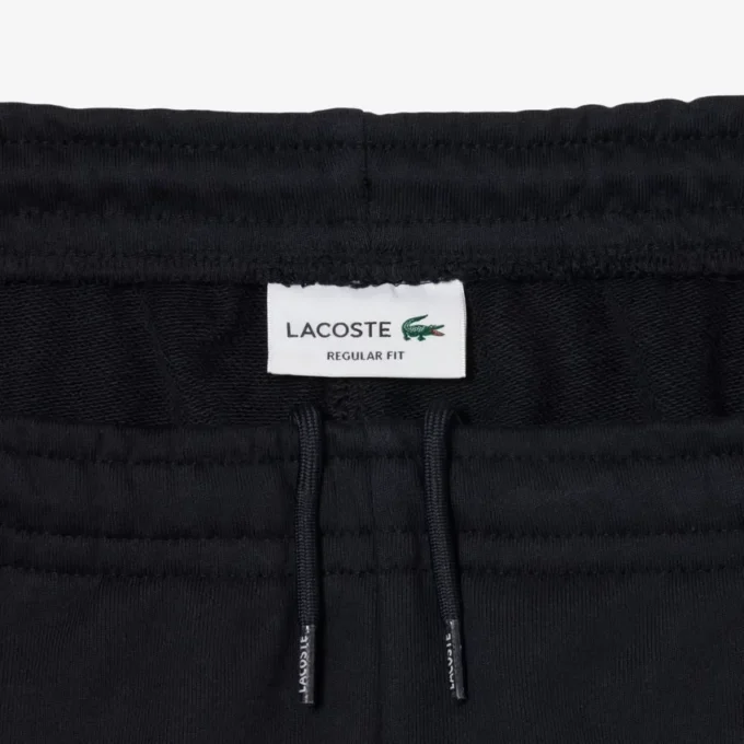 Fleece-shorts med regular fit og fargeblokker