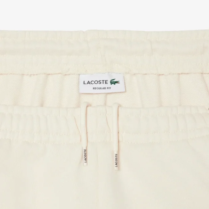 Fleece-shorts med regular fit og fargeblokker