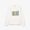 Fleece-sweatshirt for men med trykk