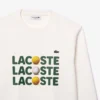 Fleece-sweatshirt for men med trykk