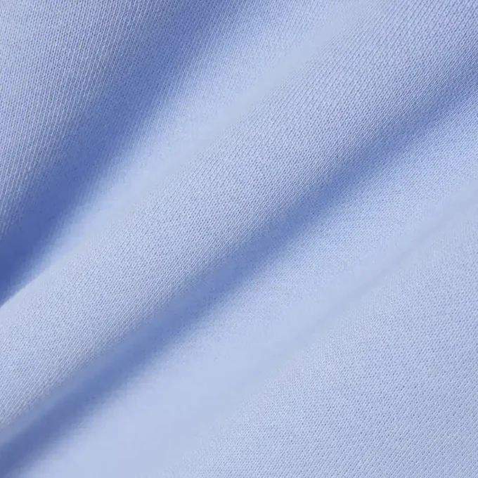 Fleece-sweatshirt med brodert motiv for menn