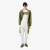 Fleece-sweatshirt med fargeblokker for menn