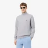 Fleece-sweatshirt med glidelås for menn