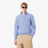 Fleece-sweatshirt med glidelås for menn