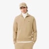 Fleece-sweatshirt med glidelås for menn