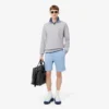 Fleece-sweatshirt med glidelås for menn