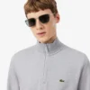 Fleece-sweatshirt med glidelås for menn