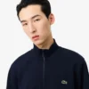 Fleece-sweatshirt med glidelås for menn