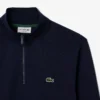 Fleece-sweatshirt med glidelås for menn