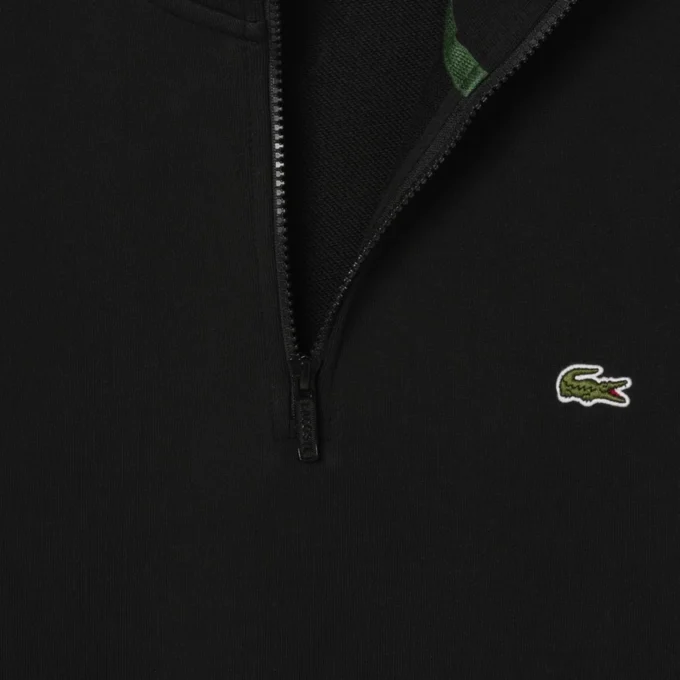 Fleece-sweatshirt med glidelås for menn