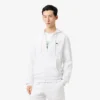 Fleece-sweatshirt med glidelås i klassisk passform for menn
