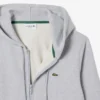 Fleece-sweatshirt med glidelås i klassisk passform for menn
