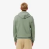 Fleece-sweatshirt med glidelås i klassisk passform for menn