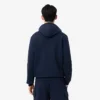 Fleece-sweatshirt med glidelås i klassisk passform for menn