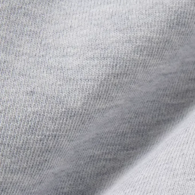 Fleece-sweatshirt med glidelås i klassisk passform for menn