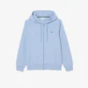 Fleece-sweatshirt med glidelås i klassisk passform for menn
