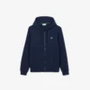 Fleece-sweatshirt med glidelås i klassisk passform for menn