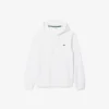 Fleece-sweatshirt med glidelås i klassisk passform for menn