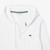 Fleece-sweatshirt med glidelås i klassisk passform for menn